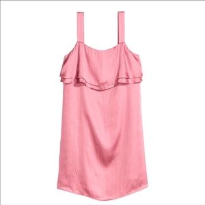 H and M Silky Fluff Top Short Dress Size 8